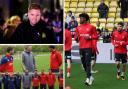 Newcastle head coach Eddie Howe, Middlesbrough's coaches of the future (PFA) and Sunderland forwards Hemir and Adil Aouchiche