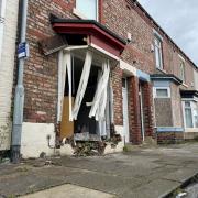The home on Havelock Street in Thornaby sustained substantial damage.