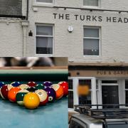 Darlington drinker poured pint over Turks Head pool table