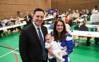 WINNER: Ben Houchen at the count today in Stockton.