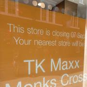 TK Maxx is closing its store in Coney Street in York city centre next month and will be replaced by Hard Rock Café. Picture: Haydn Lewis