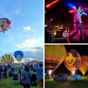 Friday's mass balloon launch, Scouting for Girls and night glow Pictures: Dani England, Milner Creative and Emma Richardson