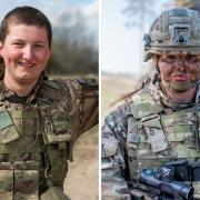 Private Olivia Crockett, of 13 Air Assault Support Regiment Royal Logistic Corps, and Lance Corporal Emma Field, a military personnel administrator in the 3rd Battalion of The Parachute Regiment