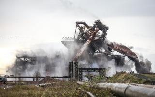 Blast Furnace Demolition at Teesworks. (Picture by Dawn McNamara )