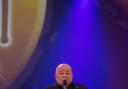 Tim Healy comperes last year's Sunday For Sammy concert.