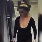 Northumbria Police have release an image of a woman they wish to trace following a reported assault inside a terminal at Newcastle International Airport on the morning of May 28 Credit: NORTHUMBRIA POLICE
