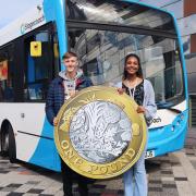 Middlesbrough College students Max Cameron, left, and Alyssa Agaimwonyi