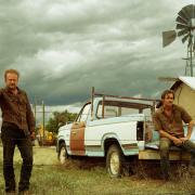 A scene from Hell or High Water. Pictured: Chris Pine as Toby Howard and Ben Foster as Tanner Howard