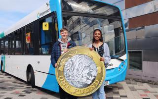 Middlesbrough College students Max Cameron, left, and Alyssa Agaimwonyi