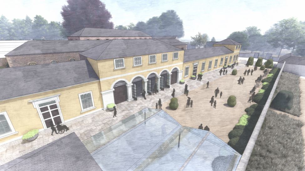 Computer generated image of the Coach House