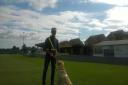 Dave Thomas and his guide dog Hannah