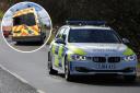 A speed camera van and a police pursuit car. Picture: NORTH YORKSHIRE POLICE