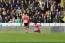 Abdoullah Ba celebrates his winning goal for Sunderland at Norwich City