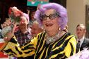 Barry Humphries, as his character Dame Edna Everage,  who has died aged 89