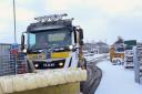 One of the snow gritters that looks after the roads of Darlington over winter