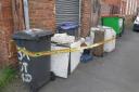An investigation has been launched after waste was fly tipped in a County Durham back lane.