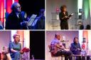 Durham Book Festival, clockwise from top right, Toby Jones, Jeanette Winterson, Melanie Sykes and Grace Dent