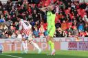 Dan Ballard shows his disappointment during Sunderland's defeat at Stoke City