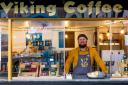Ignas Darkintis owner of Viking Coffee in Darlington
