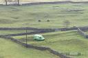 Earlier this week, the Mercedes van, which clearly has Asda branding on it, was photographed in a field surrounded by stone walls in Langcliffe, North Yorkshire