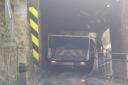 LIVE: Van gets stuck under Darlington railway tunnel
