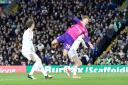 Jack Clarke goes up to try to win a header in Sunderland's goalless draw with Leeds