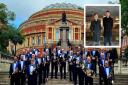 NASUWT Riverside Brass Band with, inset, Fire Station favourites Field Music