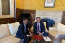 PM Rishi Sunak with York Outer MP Julian Sturdy