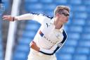 Yorkshire's young left-arm spinner Karl Carver took 2-40 from his ten overs at the Kia Oval