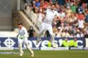 England bowler Mark Wood celebrates bowling Australia batsman Nathan Lyon to win the 4th test match and the Ashes during day three of the Fourth Investec Ashes Test at Trent Bridge, Nottingham. PRESS ASSOCIATION Photo. Picture date: Saturday August 8, 201