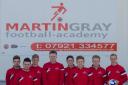 OPPORTUNITY: The apprentices at the Martin Gray Football Academy