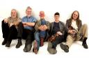 Fairport Convention: From left, Gerry Conway, Simon Nicol, Dave Pegg, Ric Sanders, Chris Leslie