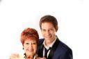 The Wedding Singer UK Tour - Ruth Madoc as Grandma Rosie and Jon Robyns as Robbie Hart - credit Darren Bell.