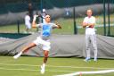 UP FOR THE CHALLENGE: Roger Federer in practice at Wimbledon Picture: Adam Davy/PA Wire