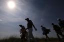 IN THE SPOTLIGHT: Justin Rose during practice at The Open  Picture: Peter Byrne/PA Wire