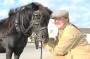 MEMORIES: Pit pony Marley and owner Lisa Walker, who will be taking part in the Memory Walk at Beamish Museum on Friday