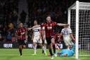 AFC Bournemouth's Jack Simpson celebrates scoring his side's first goal of the game during the Carabao Cup, Fourth Round match at the Vitality Stadium, Bournemouth. PRESS ASSOCIATION Photo. Picture date: Tuesday October 24, 2017. See PA story SOCC