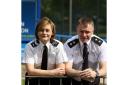 SEEKING VOLUNTEERS: Inspector Mick Button and Sergeant Louise Guest.