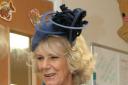 ENTERTAINER: The Duchess of Cornwall gives an impromptu puppet show at RAF Leeming’s children’s nursery