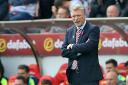 BAD DAY: David Moyes watches his Sunderland side crash to a 4-1 home defeat to Arsenal