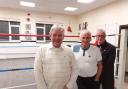 Three style: Tommy Taylor, John Heighington and Terry Schofield at Shildon Boxing Club