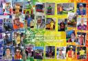 Montage of Go North East drivers in colourful outfits on duty over the Easter weekend