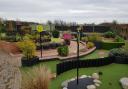The mini golf course at Cherry Hill Garden Centre, Hemlington