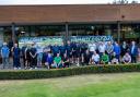 A line-up of those who supported the annual golf day in aid of Butterwick Hospice. Picture: Chris Barron