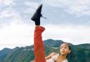 THE OLD BLOCK: Jaden Smith in high-kicking action in the remake of The Karate Kid