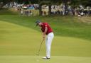 Darlington's Callum Tarren putts on the ninth hole at the US. Open (Picture: AP Photo/Charlie Riedel)
