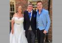 Rose and Gordon tied the knot last weekend (Saturday, June 25) with Paul 'Goffy' Gough there to share the day with them. Picture: GOFFY MEDIA