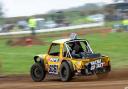 Andy Holtby will be hoping to defend his class seven title at the H&T Trailers Men’s National Autograss Championships. Picture: MOO PICS