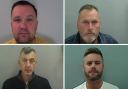 Gang of dodgy builders locked up for targeting vulnerable pensioners. Pictured are David Mason, Gary Russell, Christopher Scott and Adam Godley. Pictures: NORTH YORKSHIRE COUNTY COUNCIL
