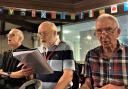 Keith Wilson, right, singing with Darlington Sing Community Choir
